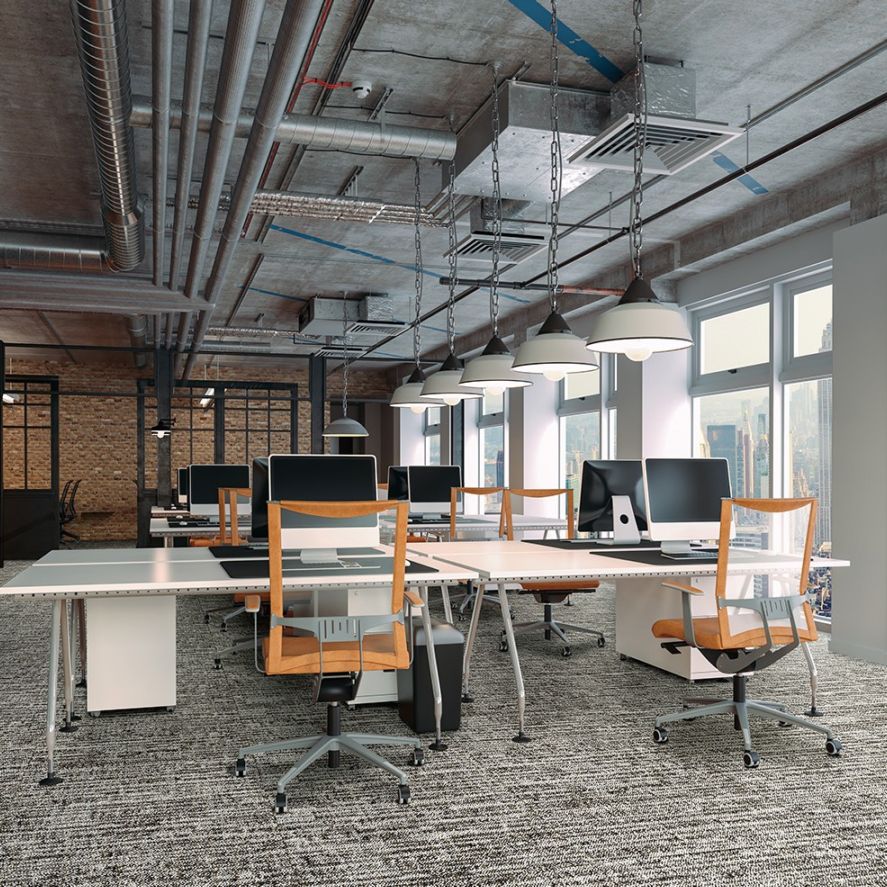 川島織物 AB430-1～ タイルカーペット 2色 シチリアレザー（購入単位：ケース）