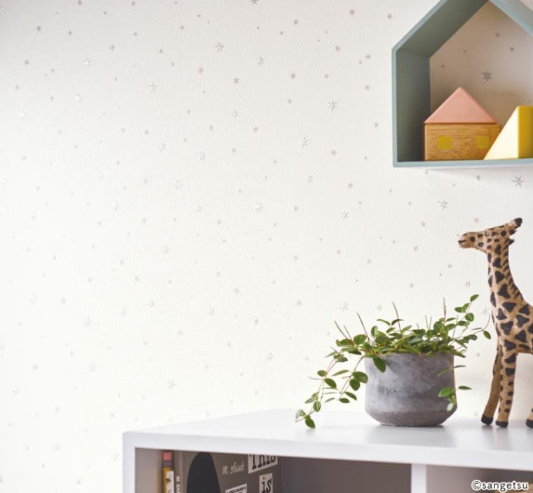 サンゲツ TH34978 パターン 星 【15m/30m/道具付/道具無】選択 生のり付き壁紙 FAITH フェイス 2025-2028 (旧品番:TH32960) (購入単位:セット)