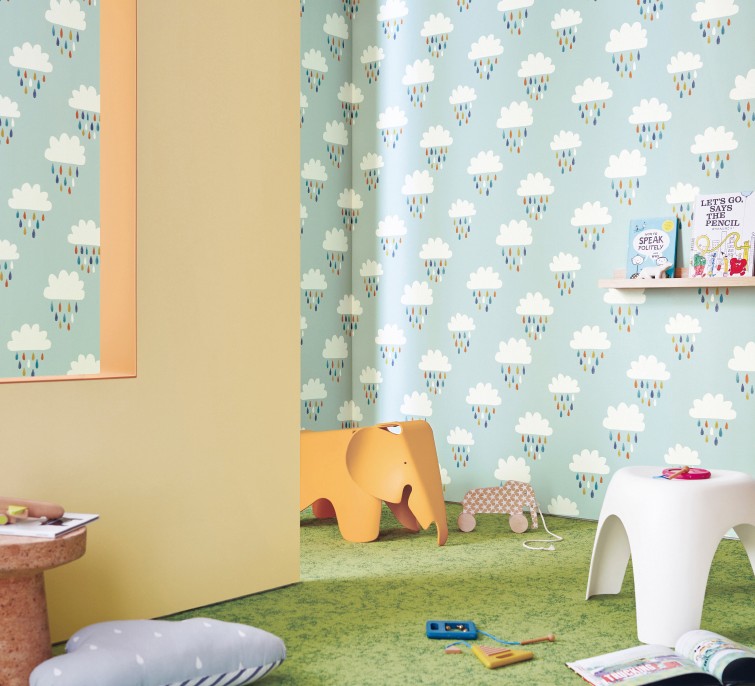 サンゲツ TH34977 パターン ポップ 【15m/30m/道具付/道具無】選択 生のり付き壁紙 FAITH フェイス 2025-2028 (旧品番:TH32801) (購入単位:セット)