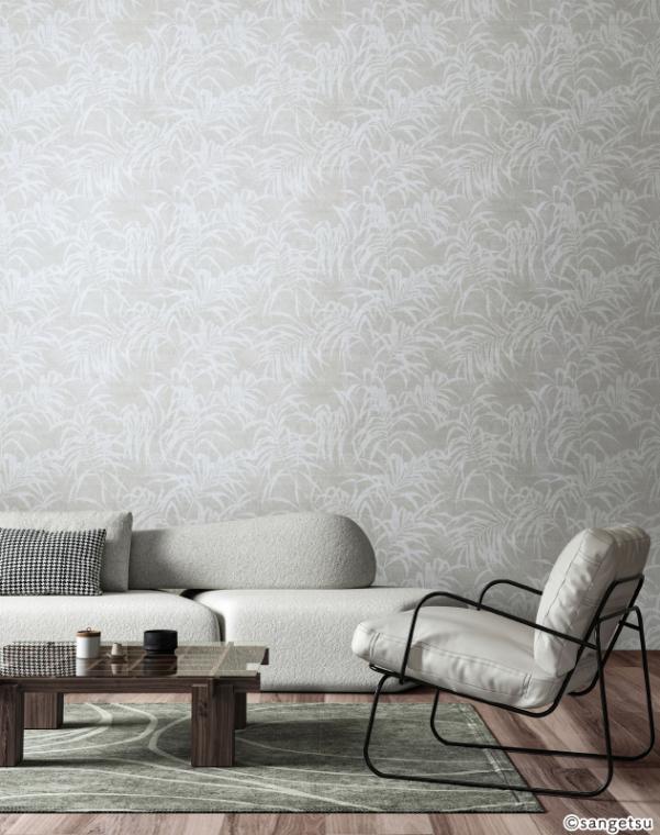 サンゲツ TH34971 パターン リーフ 【15m/30m/道具付/道具無】選択 生のり付き壁紙 FAITH フェイス 2025-2028 (購入単位:セット)