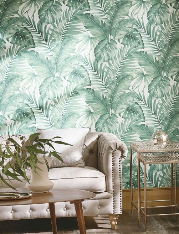 サンゲツ TH34970 パターン リーフ 【15m/30m/道具付/道具無】選択 生のり付き壁紙 FAITH フェイス 2025-2028 (旧品番:TH32955) (購入単位:セット)