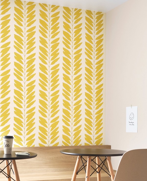 サンゲツ TH34966 パターン リーフ 【15m/30m/道具付/道具無】選択 生のり付き壁紙 FAITH フェイス 2025-2028 (旧品番:TH32791) (購入単位:セット)