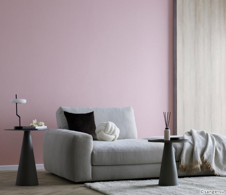 サンゲツ TH34023 生のり付き壁紙 15m/30mセット ライトカラー ピンク FAITH フェイス 2025-2028 お得なセット（購入単位：セット）