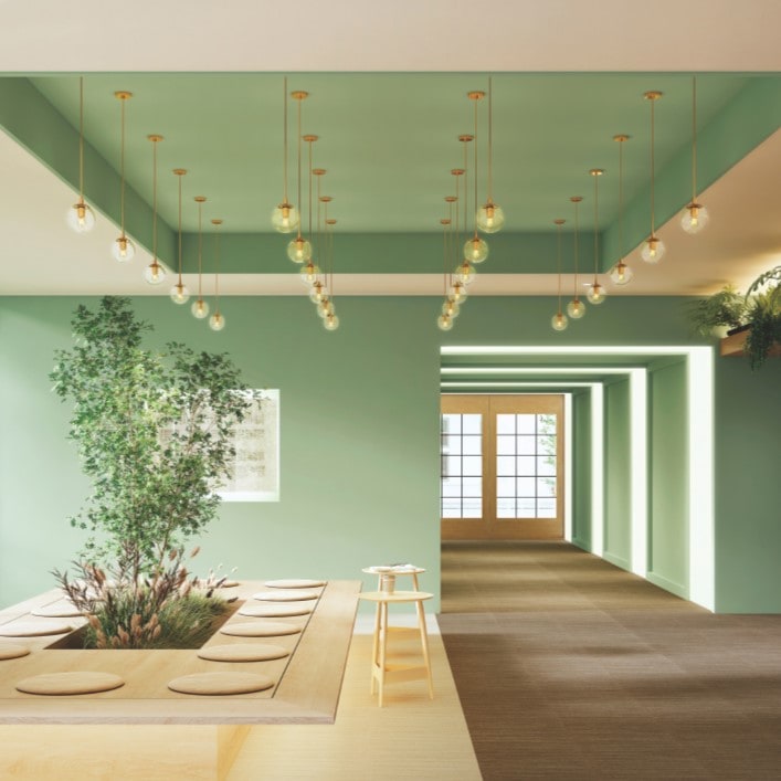 サンゲツ TH34017 生のり付き壁紙 15m/30mセット ライトカラー グリーン FAITH フェイス 2025-2028 お得なセット（購入単位：セット）