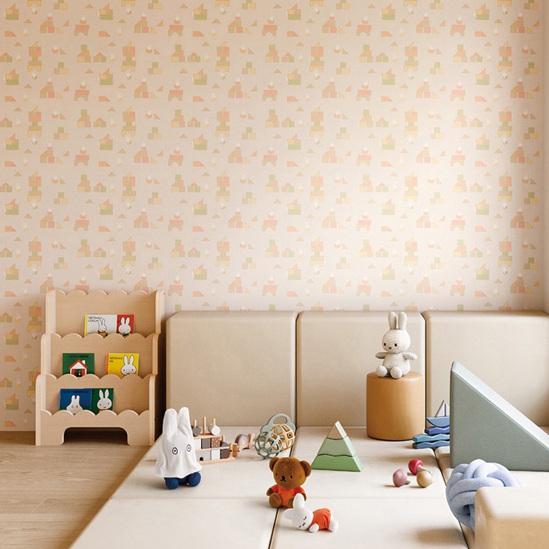 リリカラ LW1723～ 生のり付き壁紙 8色 miffy ミッフィー 選べるデザイン WILL 切り売り（購入単位：m）