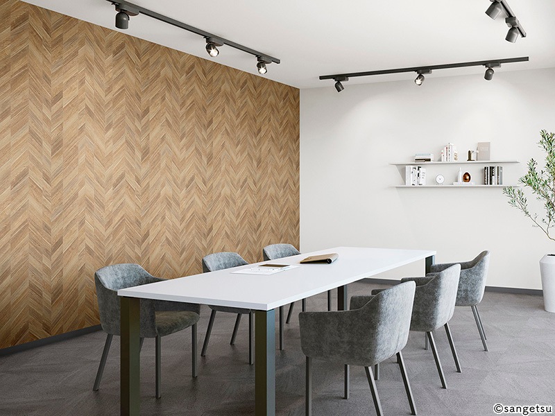 サンゲツ TH32668 ウッド 木目調 ヘリンボーン 【15m/30m/道具付/道具