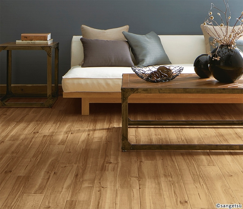 5畳 クッションフロア グレー HM11093 CF 床材 模様替え 店舗（楽天  