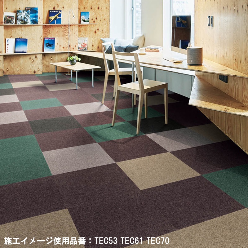 シンコール TEC52～ タイルカーペット 14色 ニューテック SQ-PRO（購入 