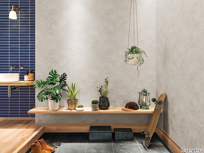 サンゲツ FE76409 スーパー耐久性 石目調 【15m/30m/道具付/道具無