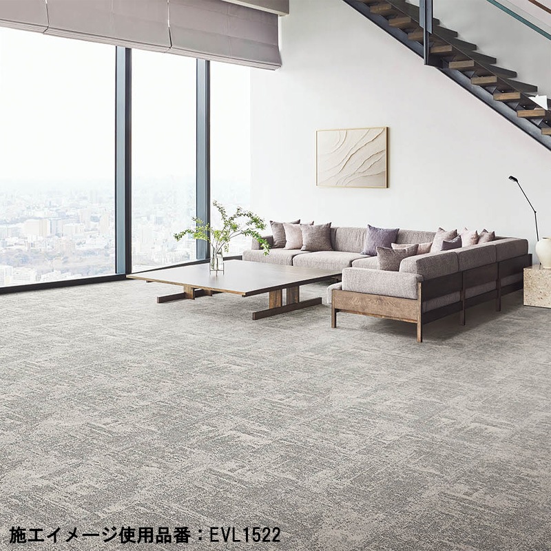 シンコール オーヴェイル 4色 タイルカーペット EVL1521～EVL1524 SQ 