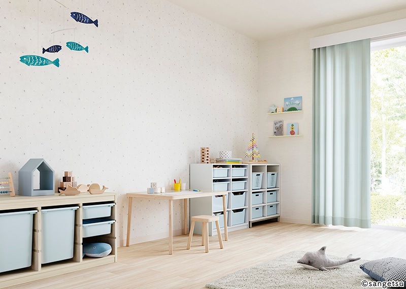 サンゲツ SP9789 パターン 星柄【15m/30m/道具付/道具無】選択 生のり