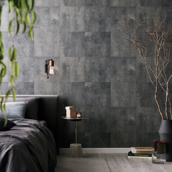 ダークグレー けろこ様 サンゲツ RE55636 コンクリート・ストーン ダークグレー【15m/30m/道具