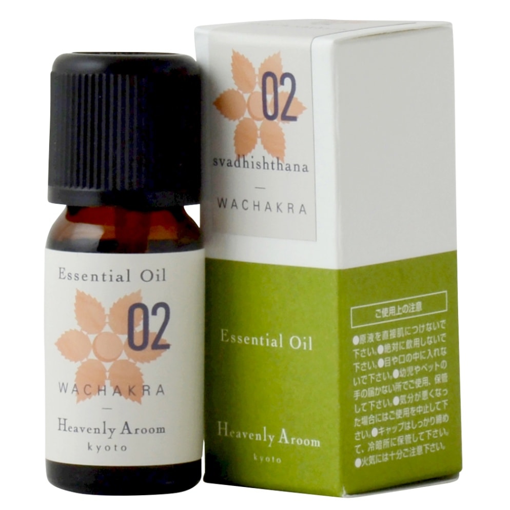 Heavenly Aroom エッセンシャルオイル WACHAKRA 02 スヴァディスターナ 10ml