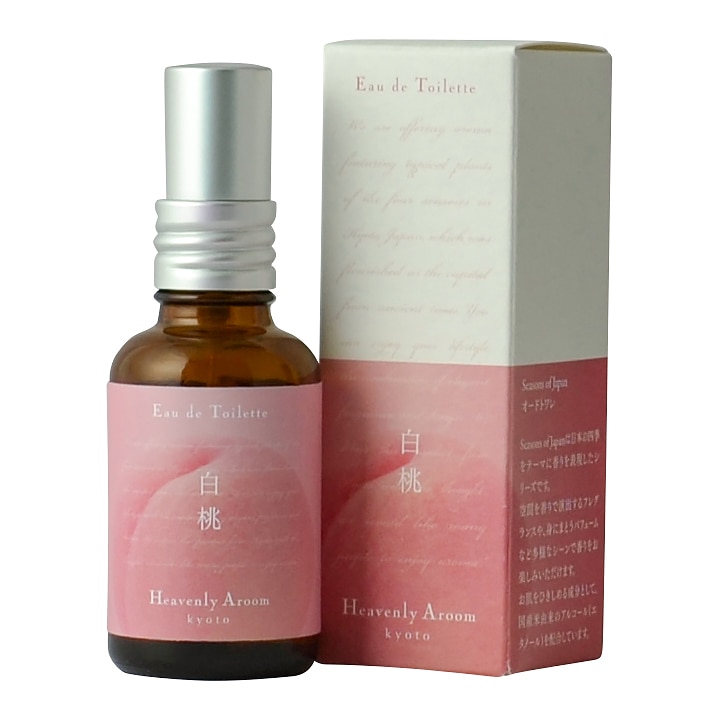 Heavenly Aroom オードトワレ Seasons of Japan 白桃 30ml【新仕様・トップキャップ】