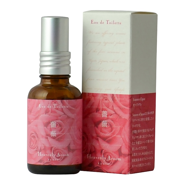 Heavenly Aroom オードトワレ Seasons of Japan 薔薇 30ml【新仕様・トップキャップ】