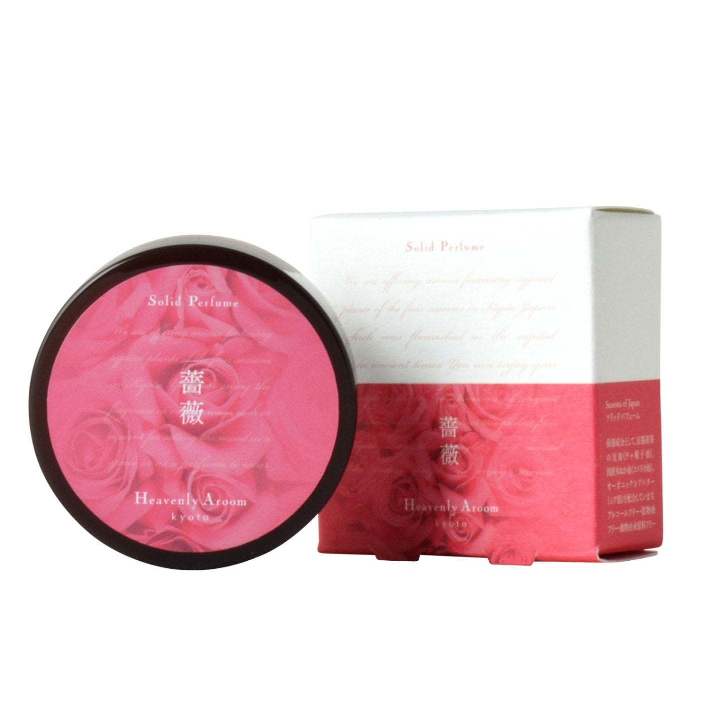 Heavenly Aroom ソリッドパフューム Seasons of Japan 薔薇(新タイプ) 8g【メール便対象】