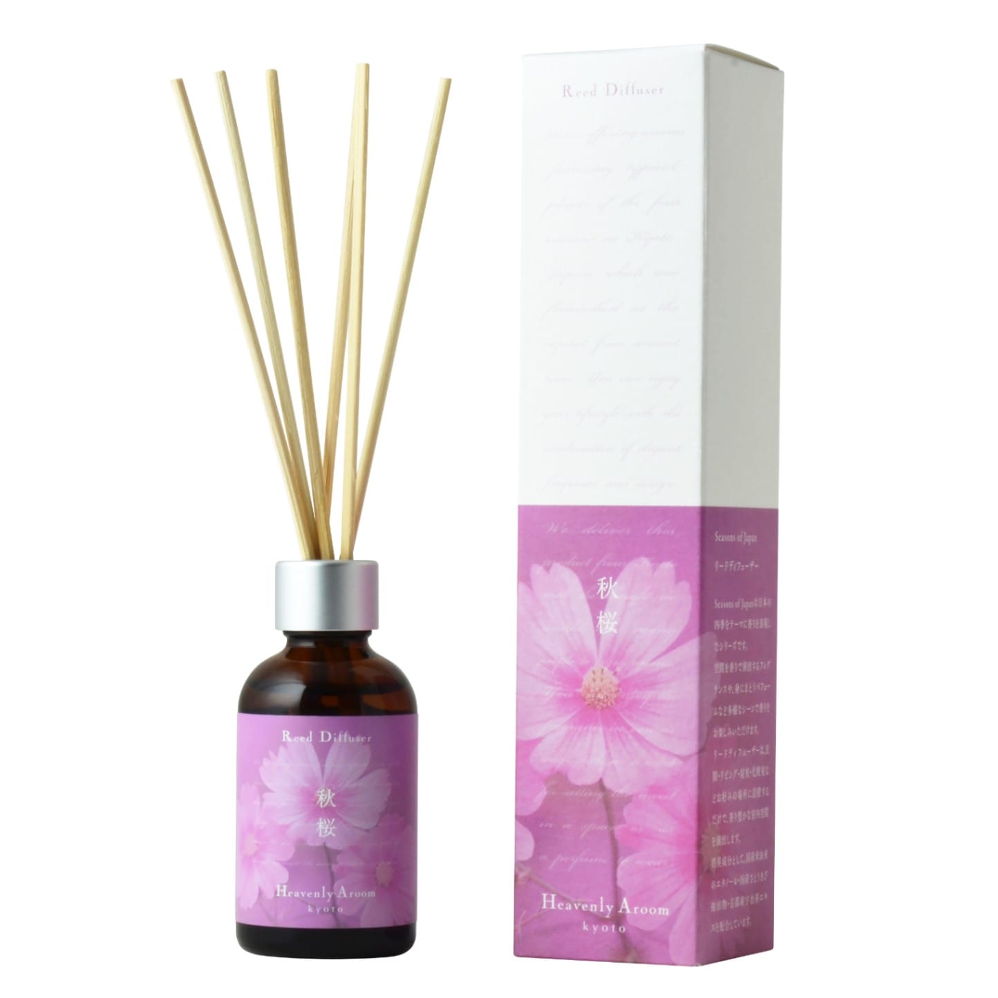 【セール】Heavenly Aroom リードディフューザー Seasons of Japan 秋桜(コスモス) 50ml