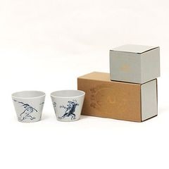 蕎麦猪口大事典 A そばちょこ2個 ギフトセット | すべて | マルヒロ