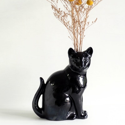 波佐見焼 BARBAR【ストア限定】猫様 花瓶 0000000017972.jpg