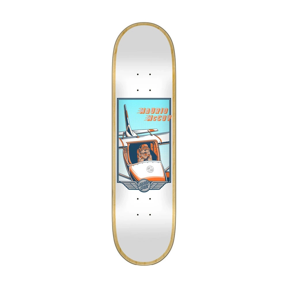 サンタクルーズ SANTA CRUZ<br>スケボー デッキ 8.25 MCCOY AVIATOR VX DECK<br>マウリオ・マッコイ プロモデル イエックス スケートボード ストリート sk8 skateboard 板【2411】