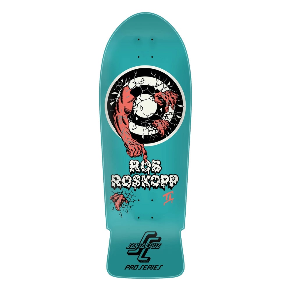 サンタクルーズ SANTA CRUZ<br>スケボー デッキ 10.35 ROSKOPP TWO REISSUE DECK<br>ロブ・ロスコップ 80' リイシュー オールドスクール 復刻 スケートボード 板【2407】
