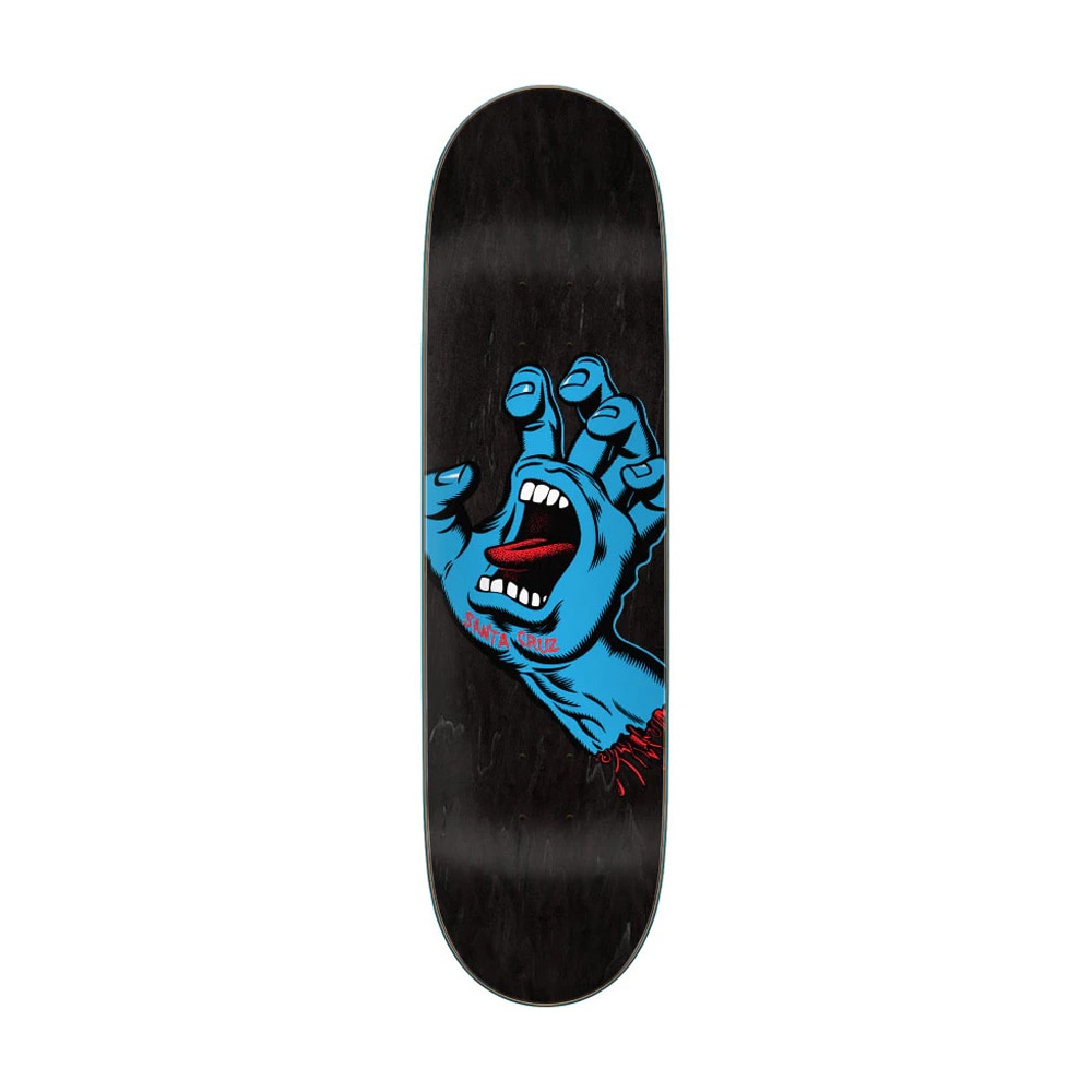 サンタクルーズ SANTA CRUZ<br>スケボー デッキ 8.6 SCREAMING HAND BLACK TEAM DECK<br>スクリーミングハンド スケートボード ストリート sk8 skateboard 板<br>【2211】