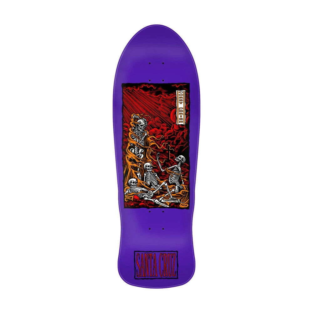 サンタクルーズ SANTA CRUZ<br>スケボー デッキ 9.85 OBRIEN PURGATORY REISSUE DECK<br>コーリー・オブライエン 80' リイシュー オールドスクール 復刻  スケートボード 板【2411】