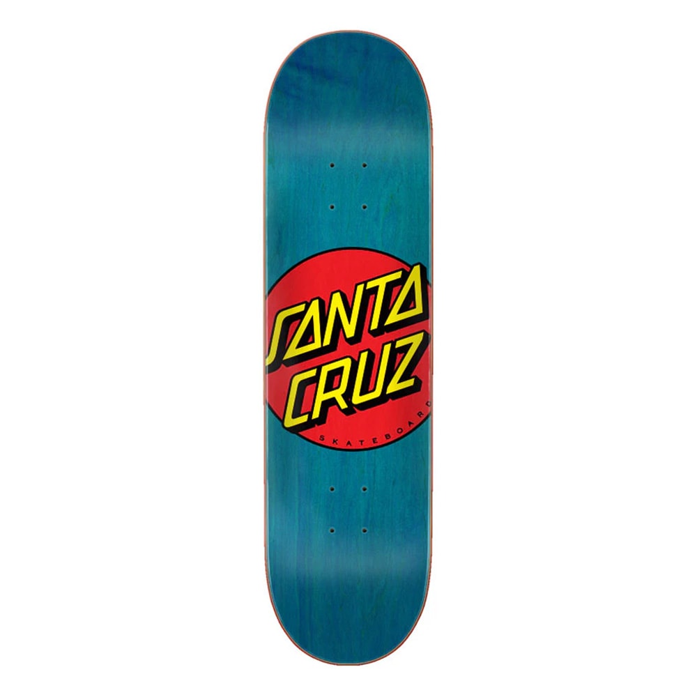 サンタクルーズ SANTA CRUZ<br>スケボー デッキ 8.5 CLASSIC DOT BLUE TEAM DECK<br>スクリーミングハンド スケートボード ストリート sk8 skateboard 板<br>【2210】