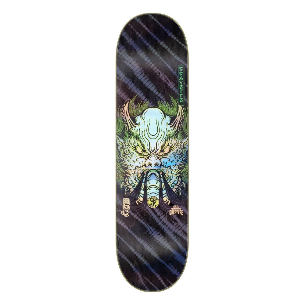 クリーチャー CREATURE<br>スケボー デッキ 8.3 GRAVETTE SHRINE PRO DECK<br>デビッド・グラベッティ プロモデル DANSIN ダンシン スケートボード ストリート sk8 skateboard 板【2407】