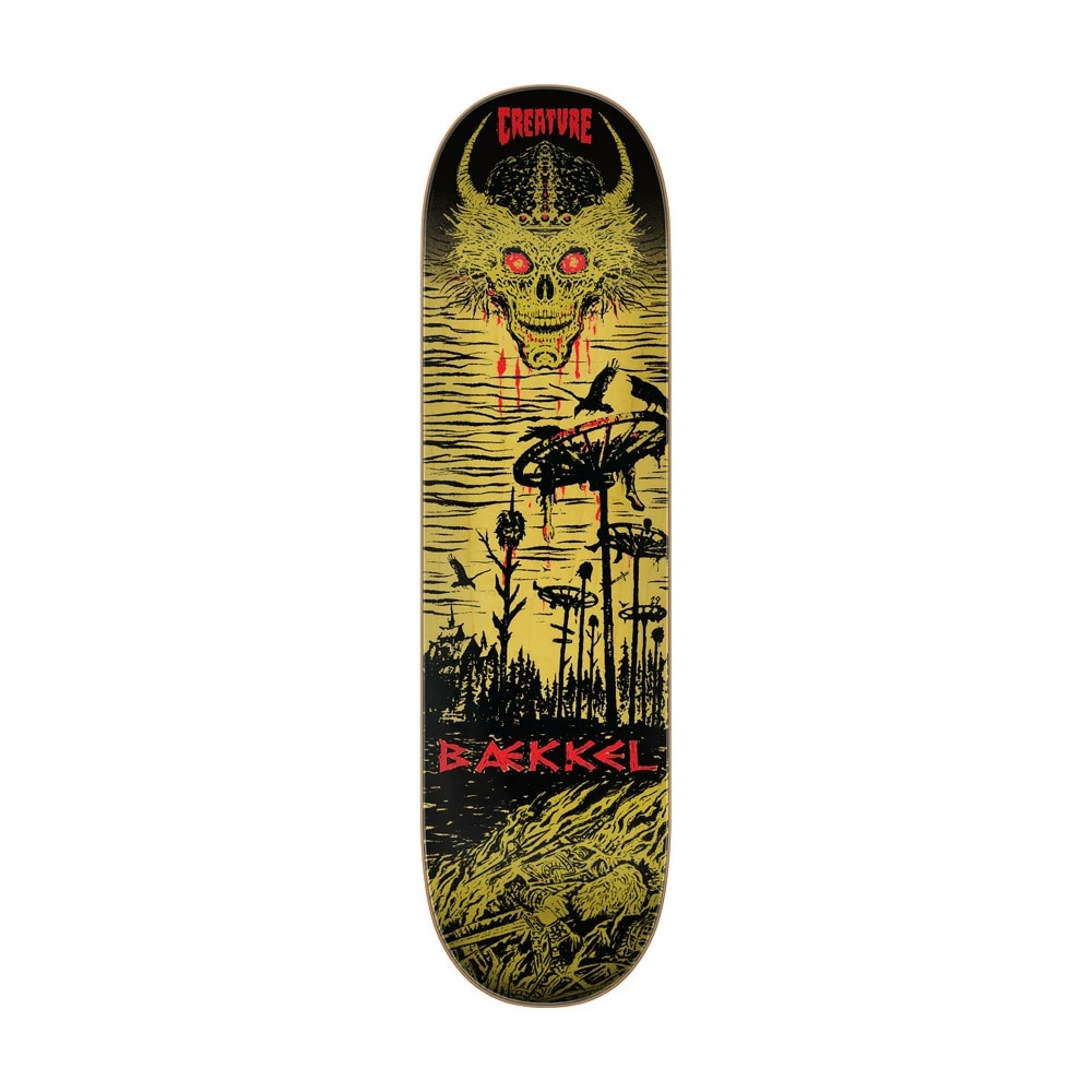 クリーチャー CREATURE<br>スケボー デッキ 8.6 BAEKKEL WASTELAND PRO DECK<br>ケビン・ベッケル プロモデル スケートボード ストリート sk8 skateboard 板【2411】
