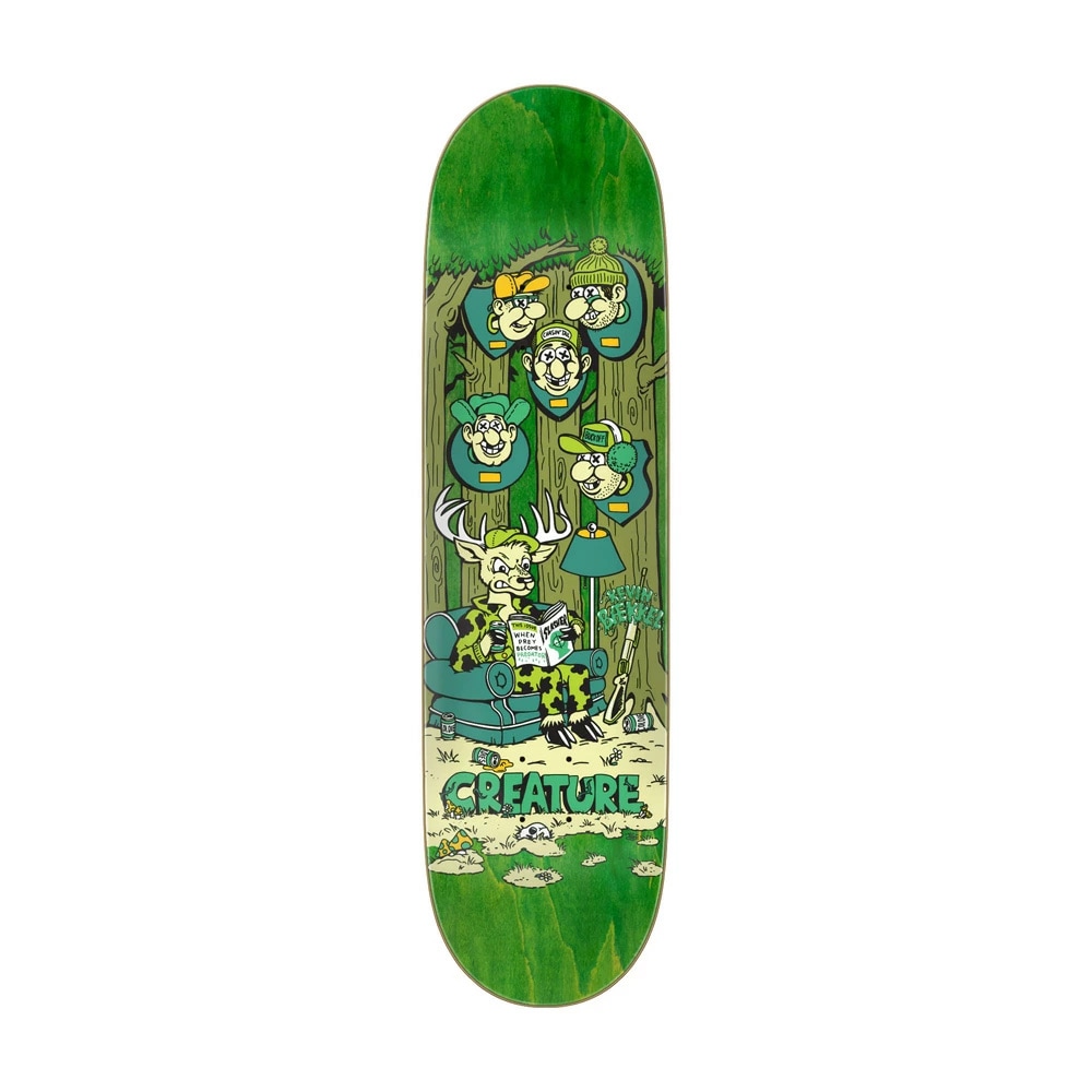 クリーチャー CREATURE<br>スケボー デッキ 8.53 BAEKKEL BIG GAME PRO DECK<br>コリン・プロヴォスト プロモデル スケートボード ストリート sk8 skateboard 板【2411】