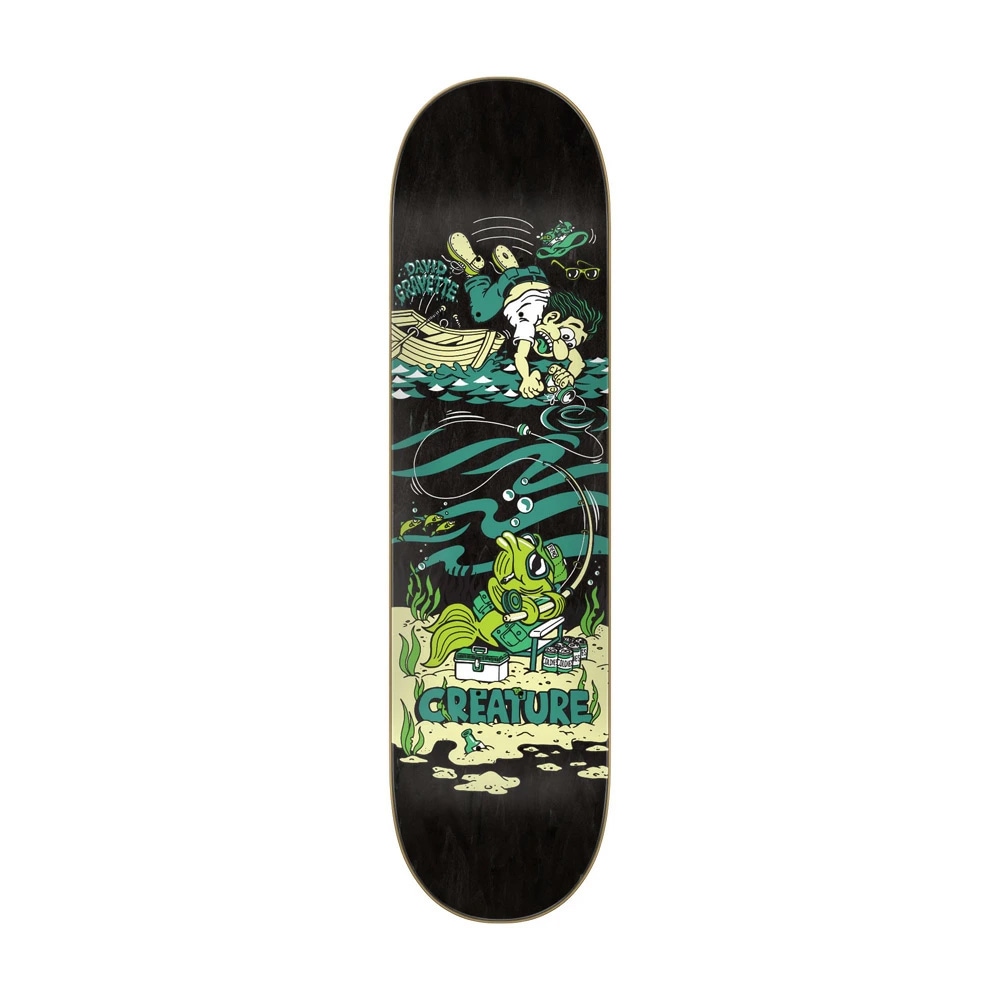 クリーチャー CREATURE<br>スケボー デッキ 8.3 GRAVETTE BIG GAME PRO DECK<br>デビッド・グラベッティ プロモデル スケートボード ストリート sk8 skateboard 板【2411】