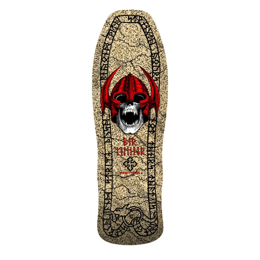 パウエル・ペラルタ POWELL PERALTA<br>スケボー デッキ 9.625 WELINDER NORDIC SKULL NATURAL DECK SHAPE 193<br>パー・ウェリンダー スケートボード ストリート sk8 skateboard 板【2404】