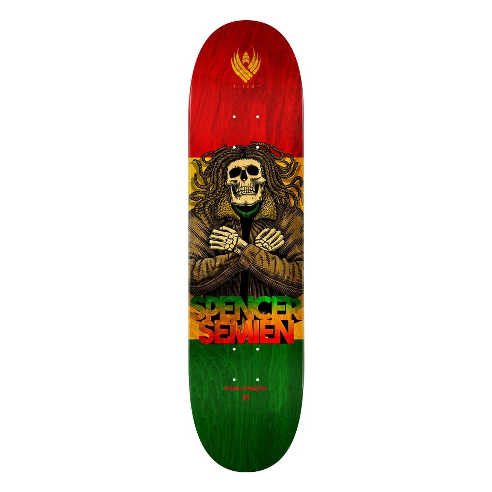 パウエル・ペラルタ POWELL PERALTA<br>スケボー デッキ 8.25 FLIGHT® SPENCER SEMIEN DREADS DECK SHAPE 243<br>フライト スペンサー・セミエン スケートボード ストリート sk8 skateboard 板【2412】
