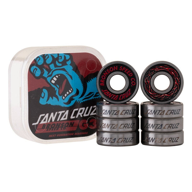 ブロンソン BRONSON<br>SANTA CRUZ G3 BEARING<br>ベアリング ジースリー サンタクルーズ スクリーミングハンド コラボ スケートボード スケボー sk8 skateboard【2411】