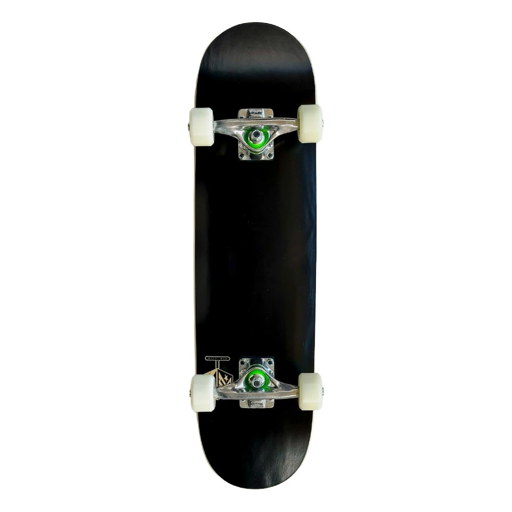 ミニロゴ MINI LOGO<br>7.5 DETONATOR SKATEBOARD COMPLETE BLACK<br>※5～7才推奨 コンプリート 完成組立品 ブラック 木目 ブランク 無地 初めて オススメ 初心者 スケートボード スケボー sk8 skateboard【2209】