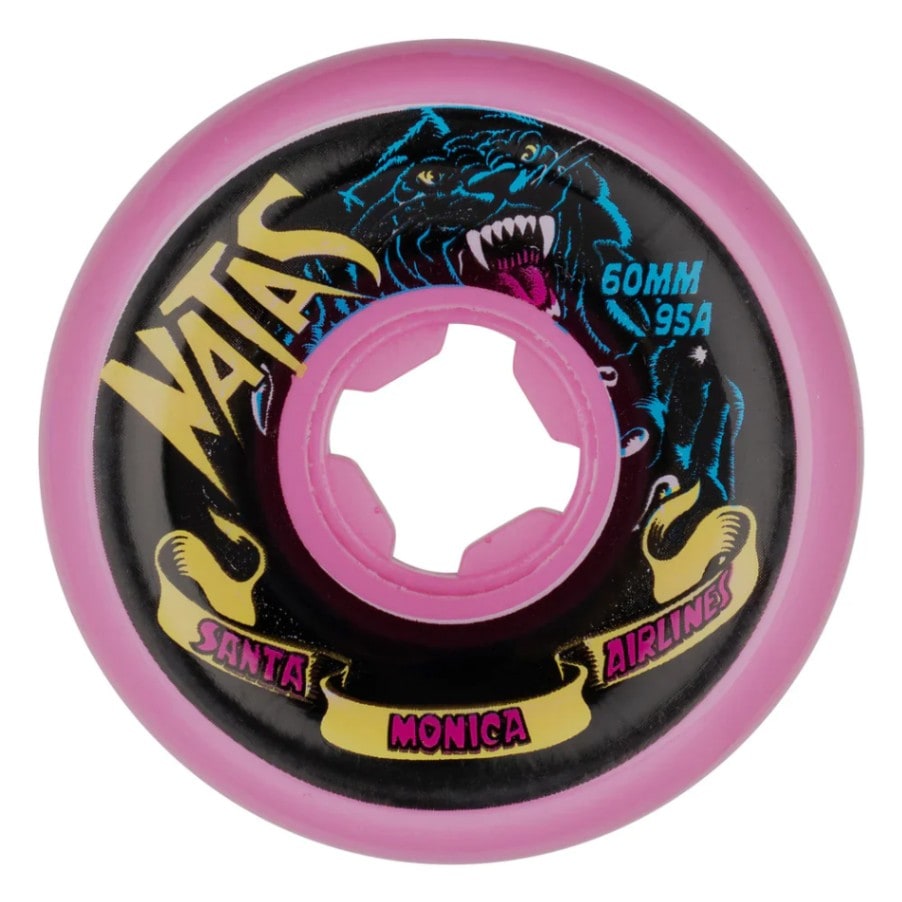 スライムボールズ SLIME BALLS<br>60mm NATAS KAUPAS PANTHER VOMITS PINK 95A WHEELS<br>ハードウィール 4個セット ボミット ナタス・カウパス スケートボード スケボー sk8 skateboard タイヤ ローラー 車輪 トリック【2401】