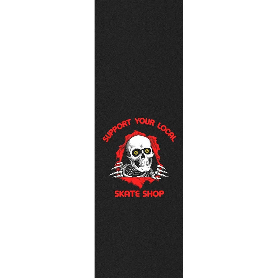 パウエル・ペラルタ POWELL PERALTA<br>10.5in x 33in SUPPORT YOUR LOCAL SKATE SHOP GRIP TAPE SHEET<br>グリップテープ デッキテープ ボーンズ スケートボード スケボー sk8 skateboard【2207】