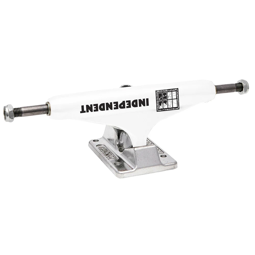 インディペンデント INDEPENDENT<br>139 EVAN SMITH WHITE/SILVER STANDARD TRUCKS(STAGE11)<br>トラック エヴァン・スミス スタンダード インディー スケートボード スケボー sk8 skateboard<br>1個【2401】