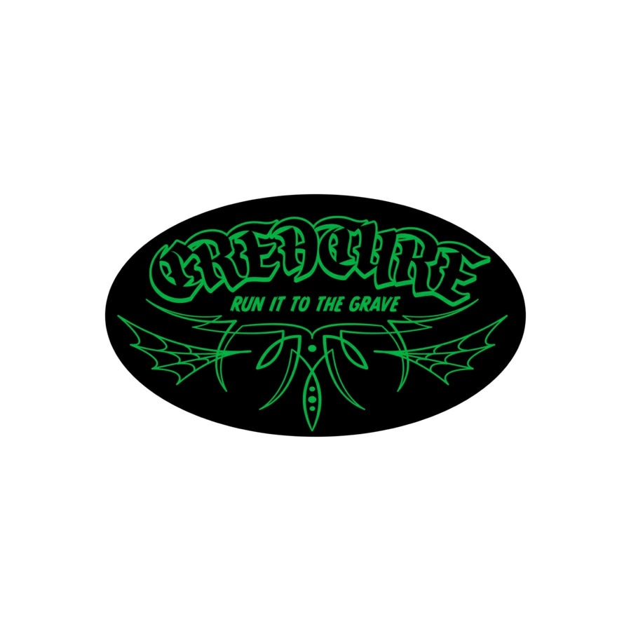 クリーチャー CREATURE<br>4in x 2.375in TO THE GRAVE STICKER<br>ステッカー デカール シール スケートボード スケボー ストリート sk8 skateboard
