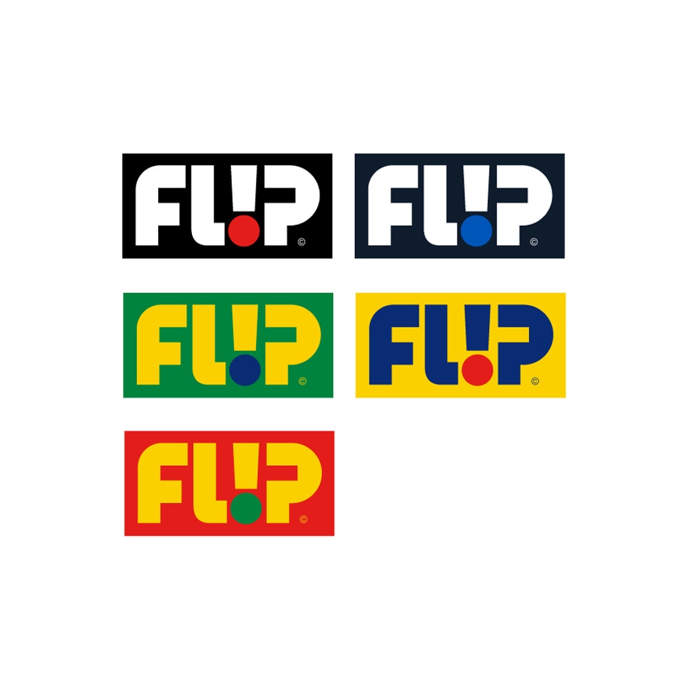 フリップ FLIP<br>ODYSSEY LOGO DECAL 4inch<br>ステッカー デカール 4インチ 1枚 グリーン イエロー レッド ネイビー ブラック スケボー スケートボード スケボー sk8 skateboard