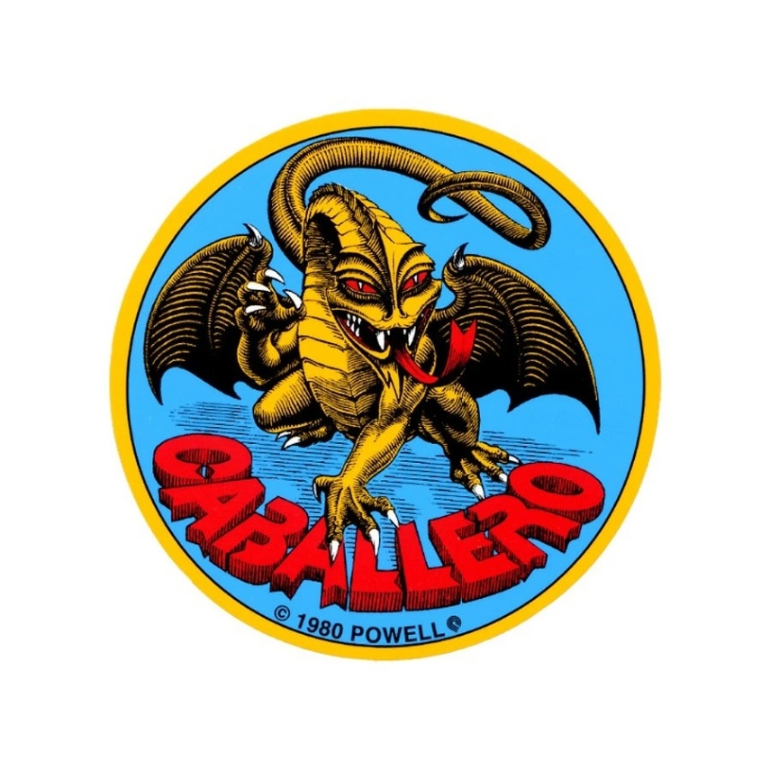 パウエル・ペラルタ POWELL PERALTA<br>3.5in x 3.5in CAB ORIGINAL DRAGON STICKER<br>ステッカー デカール スケートボード スケボー sk8 skateboard