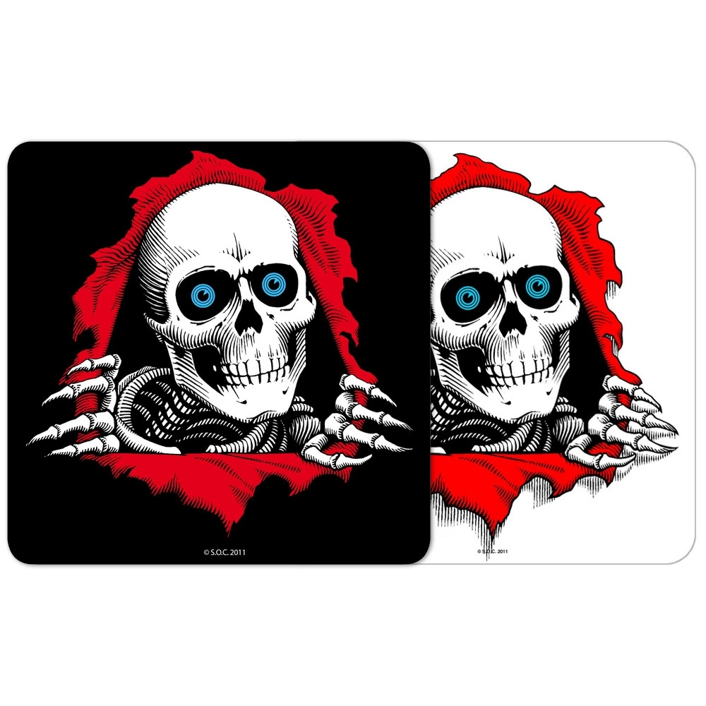 パウエル・ペラルタ POWELL PERALTA<br>12in x 12in RIPPER RAMP STICKER<br>ステッカー リッパー 大きめ デカール スケートボード スケボー sk8 skateboard
