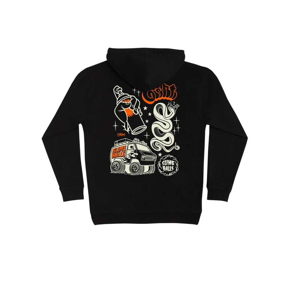 スライムボールズ SLIME BALLS<br>SB x GIANT P/O HOODED SWEATSHIRT<br>プルオーバーパーカー フード マイク・ジャイアント スウェット P/O メンズ ストリート スケーター ファッション スケートボード スケボー sk8 skateboard【23FW】
