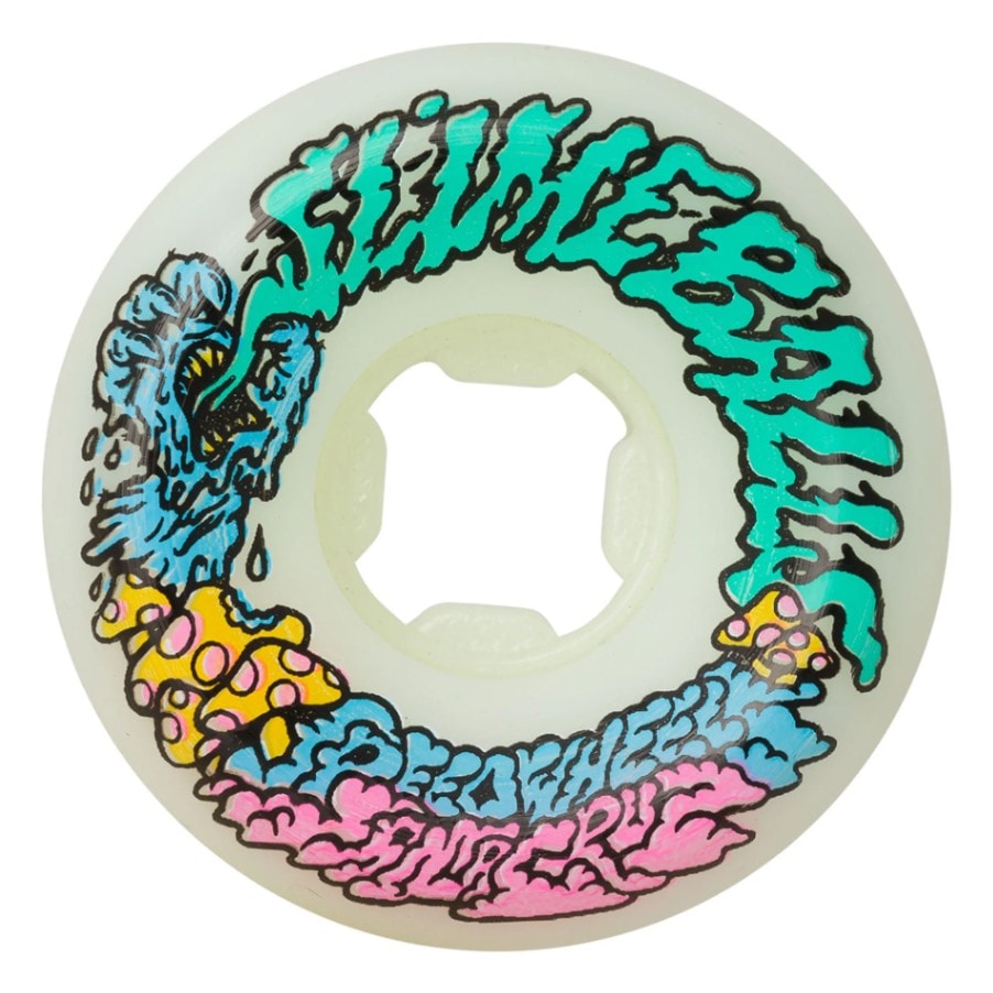 スライムボールズ SLIME BALLS<br>54mm VOMIT MINI 97A WHEELS WHITE<br>ハードウィール(4個セット) スケートボード スケボー sk8 skateboard タイヤ ローラー 車輪 トリック スライド グラインド【2408】