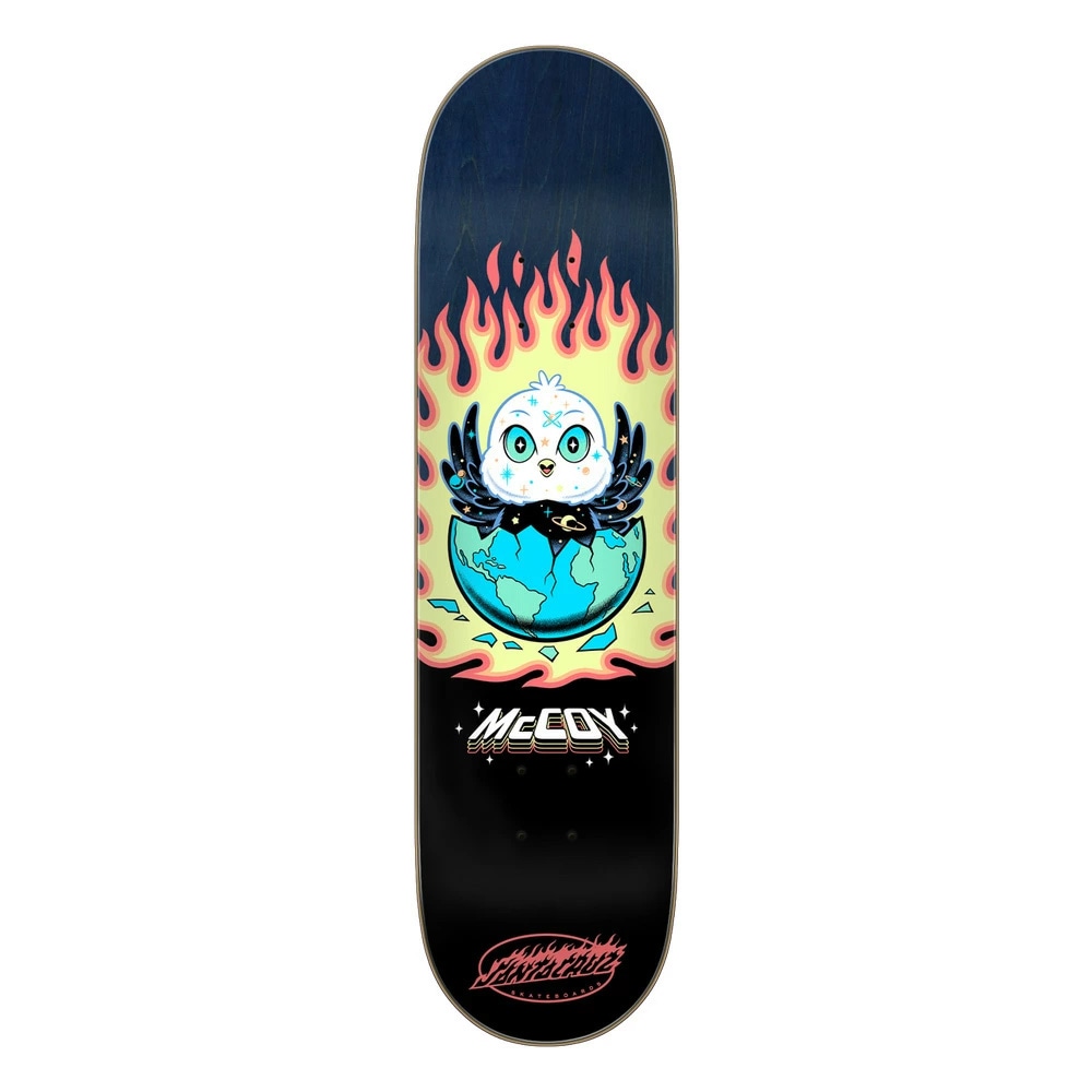 サンタクルーズ SANTA CRUZ<br>スケボー デッキ 8.25 MCCOY SPACE CHICK VX DECK<br>マウリオ・マッコイ プロモデル イエックス スケートボード ストリート sk8 skateboard 板【2501】