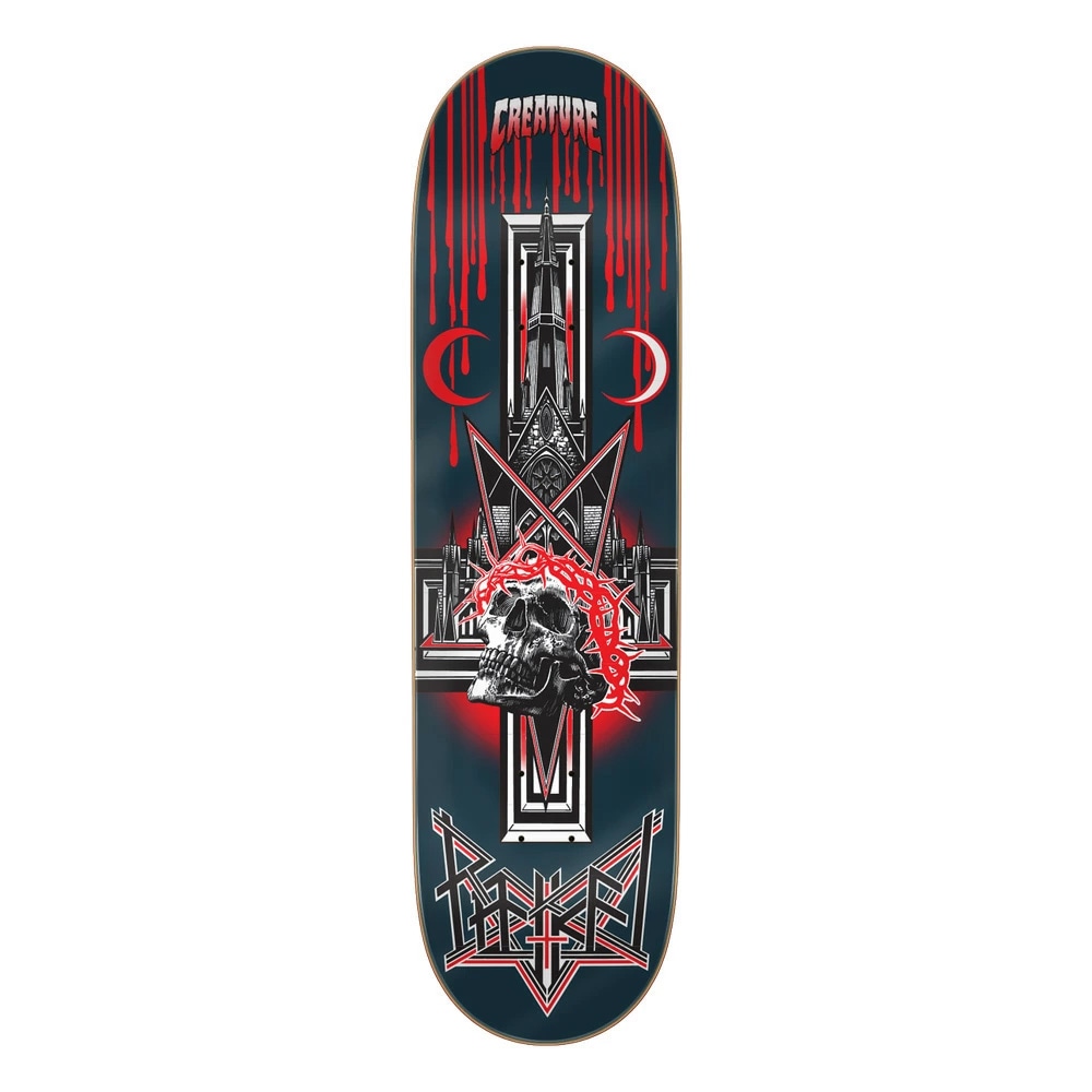 クリーチャー CREATURE<br>スケボー デッキ 8.51 BAEKKEL METAL XX PRO DECK<br>ケビン・ベッケル プロモデル スケートボード ストリート sk8 skateboard 板【2501】