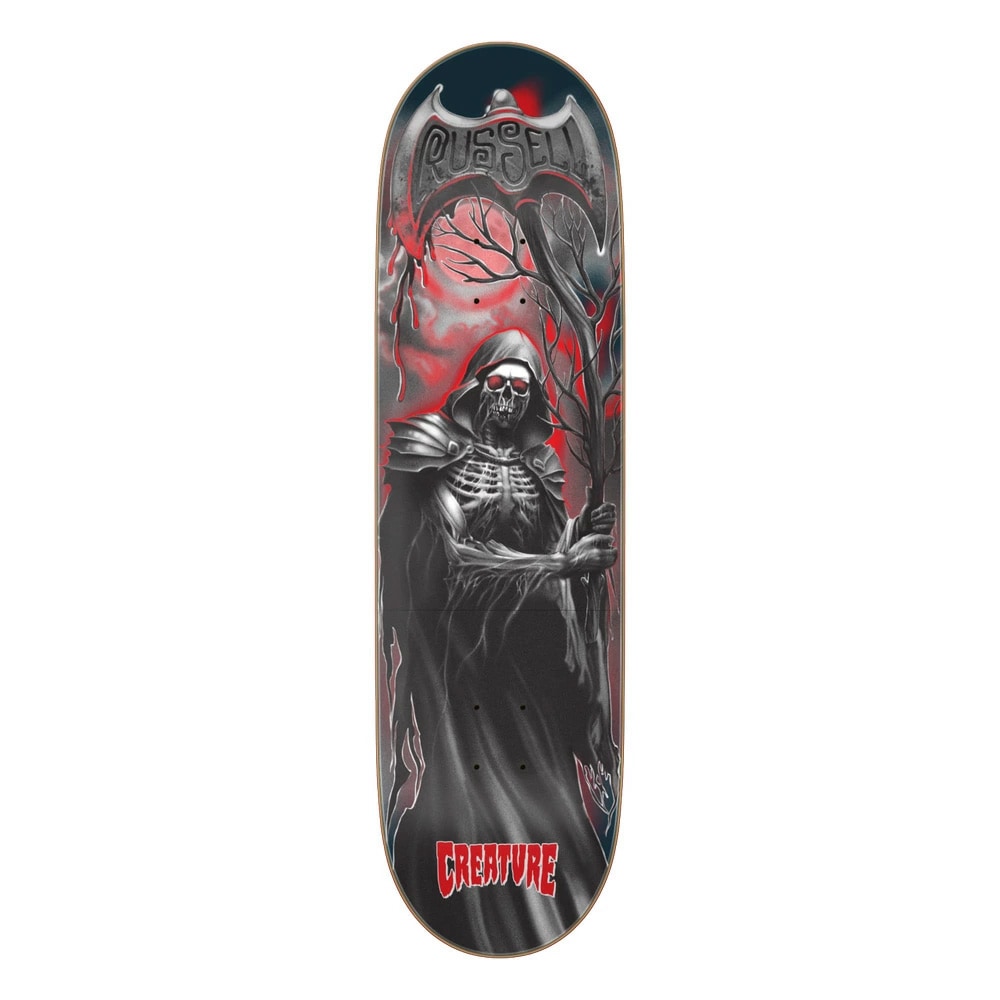 クリーチャー CREATURE<br>スケボー デッキ 8.6 RUSSELL METAL XX PRO DECK<br>クリス・ラッセル プロモデル スケートボード ストリート sk8 skateboard 板【2501】