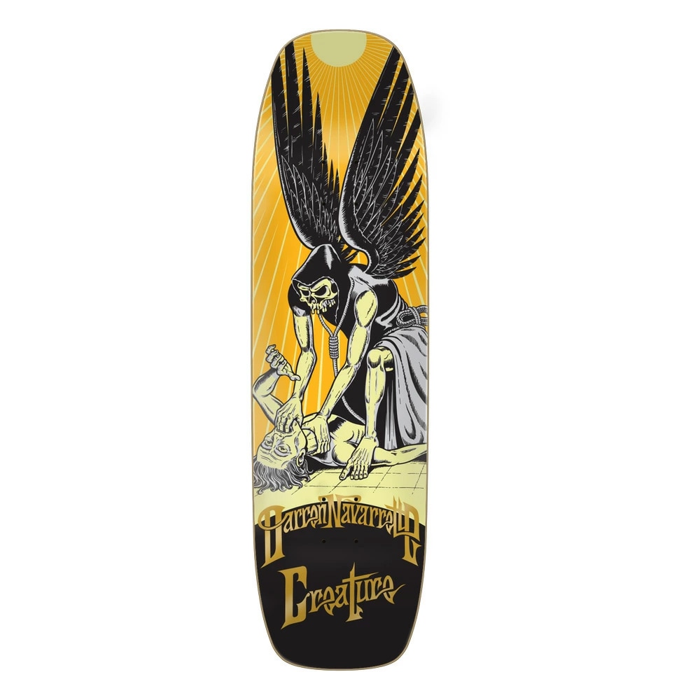 クリーチャー CREATURE<br>スケボー デッキ 9.0 NAVARRETTE ANGEL OF DEATH XL PRO DECK<br>ダレン・ナヴァレット プロモデル スケートボード ストリート sk8 skateboard 板【2501】