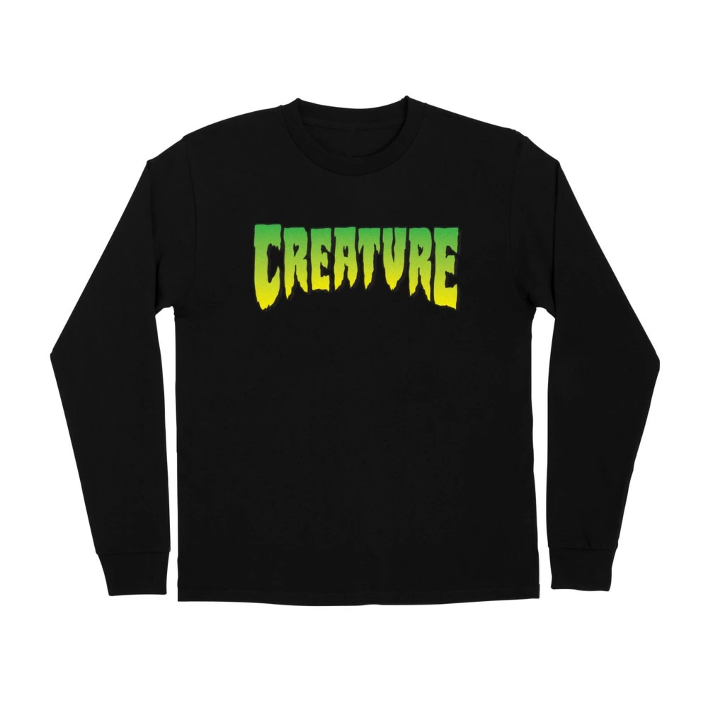 クリーチャー CREATURE<br>CREATURE LOGO REGULAR L/S SHIRT<br>ロングスリーブTシャツ ロンT 長袖 ストリート スケーター ファッション スケートボード スケボー sk8 skateboard【CP】
